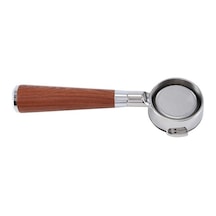 Metabagua 58mm Çift Kulak Kahve Makinesi Filtre Tutucu E61 Ahşap Saplı Stil F İle Dipsiz Portafilter Ve72md Kelebek