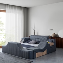 Eymense Sunshine Tv Modullü Akıllı Lüx Karyola Antrasit