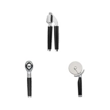 Klasik Sarımsak Ezici, Tek Beden, Siyah Ve Klasik Dondurma Kepçes Çok Renkli