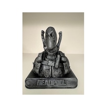 3d Deadpool Boyanmış Dekoratif - Hediyelik Figür