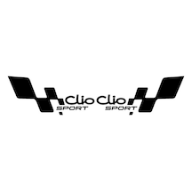 Oto Clio Sport Sticker