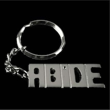 Abide İsimli Anahtarlık-gümüş Rengi N145