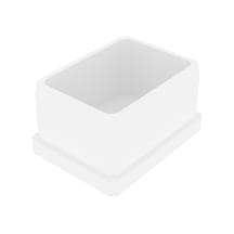 Cateksss 30x40 Mm Düz İç Profil Tapası Beyaz - 5 Li Paket