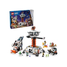 LEGO® City Uzay Üssü ve Roket Fırlatma Rampası 60434 8+ Yaratıcı Oyuncak Yapım Seti - 1422 Parça