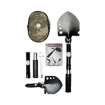 Katlanır Multi Çelik Kürek. Çekiç. Çapa - Multitools