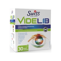 Swiss Bork Videlib Takviye Edici Gıda Vitamin C, Çinko, Hyaluronik Asit, Koenzim Q10, 30 Kapsül