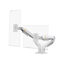 North Bayou Nb F160 Ergonomic Çift Kol 2-9 Kg Kapasiteli Yeni Nesil Profosyonel Monitör Standı Beyaz