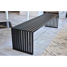 Bahçe Bankı Metal Bank Balkon Ev Bankı Siyah