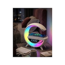 Rgb Işıklı Kablosuz Şarjlı Bluetooth Hoparlör Saat Ve Alarm Özellikli - Wısıpı5780-5974