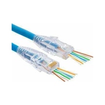 Ez-Rj45 Ez Rj45 Cat6 Açık Uçlu Soket 8P/8C Cat6 Konnektör 100Adet