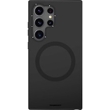 Galaxy S24 Ultra Uyumlu Kılıf Magsafe Destekli Çizilmeye Ve Aşınmaya Dayanıklı Youngkit Velvet Serisi Siyah