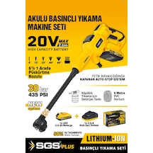 Sgs Akülü Basınçlı Yıkama Makinesi Seti 30 Bar Sgs5410