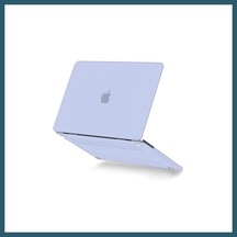 Bezos Macbook Pro 13 2020 Macbook Buzlu Kapak - Lila Ob