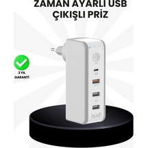Mey İthalat Akıllı Zaman Ayarlı Şarj Cihazı Güvenli Ve Enerji Tasarruflu 0-2