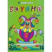 Stickerli Kalın Boyama (Yeşil) / Kolektif