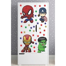 Avengers Bebek Kahramanlar Çocuk Odası Duvar Sticker