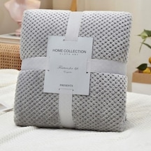 Agoodshop Düz Renkli Ananas Ekose Battaniye Ofis Şekerleme Battaniye Klima Battaniye 36 Derece Üstü