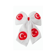 Ay Yıldız Fiyong Otomatik Toka Beyaz