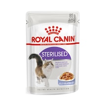 Royal Canin Sterilised Jelly Kısır Kedi Pouch Yaş Mama, 85 Gr X 12 Adet