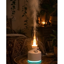 Hubrendy Tekno Led Işıklı Vintage Hava Nemlendirici Aromaterapi Difüzörü Usb Şarjlı