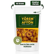 Yörem Afyon Mersin Yöresinden %100 Meyve Glütensiz Halka Ancelika Erik Kurusu, Cips Prunus Salicina 40gr. 40 G
