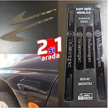Volkswagen T-Roc Kapı Eşiği Set + Çamurluk Vent Krom Görsel