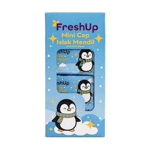 Freshup 8li Mini Islak Mendil - Penguen 8'li Set