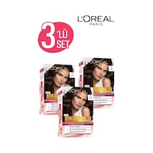 L'oréal Paris Excellence Creme Saç Boyası 3 Koyu Kestane 3'lü Set