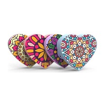Silka Mandala Kalp Desenli Silgi