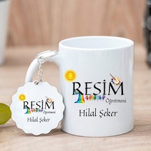 Resim Öğretmeni Kupa Bardak Ve Anahtarlık