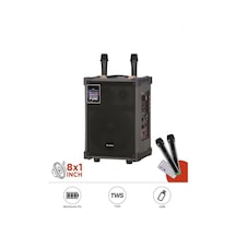 D71 Profesyonel Çift Mikrofonlu Bt Kablosuz Hoparlör Bass Ses Kutusu Speaker D71 Profesyonel Çift Mikrofonlu Bt Kablosuz Hoparlör Bass Ses Kutusu Speaker