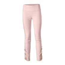 BULALGİY Kadın Gül Kurusu Skinny Dantel Pantolon - BGA136871
