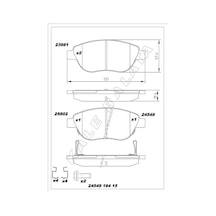 Ön Balata Corsa D Büyük Tip 1.3 Cdtı 07/06 Fıat 500l 12 0.9t 1.4 1.3d Mtj 1.6d Mtj 96433609