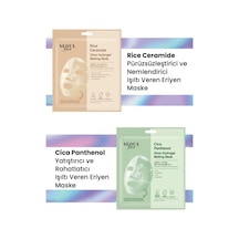 Dermal Pirinç Ve Cica Glow Nemlendirici Yatıştırıcı Eriyen Maske Seti Kore Maske Seti 34 Gr.