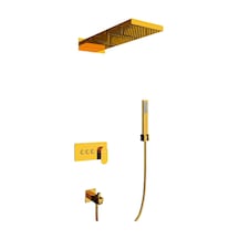 Fause Fau111-G Ankastre Comfort Panel Şelale Duş Seti Altın