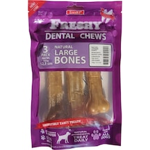 Freshy Dental Chews Naturel Sığır Derisi Köpek Ödülü 12,5Cm 3Adet