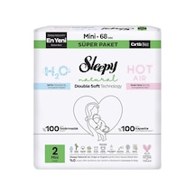 Sleepy Natural Double Soft Süper 2 Mini 3-6 Kg 68'li - 4 Adet Tarı 3 Numara