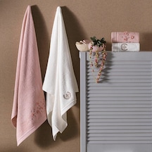 Verve Pure Cotton Desenli Pamuk Hamam Seti, Pudra Krem, S-m/l-xl Cok Renkli