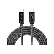 Special 100w Type C To Type C 2 Metre Örgülü Hızlı Şarj Kablosu Yct-02 Diğer