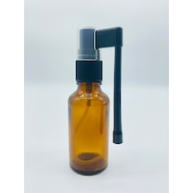 Şişe Dükkanı Gaga Sprey Kapaklı Cam Amber Şişe Siyah 10 x 30 ML