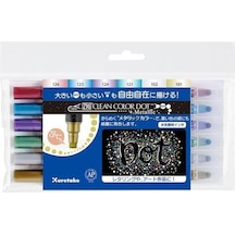 Zig Clean Color Dot Çift Taraflı Metalik 6 Lı Set