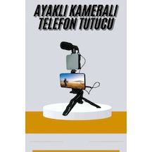 Tripod Telefon Tutucu Kumandalı Mikrofon Led Işık Vlog Video Kayıt Diğer