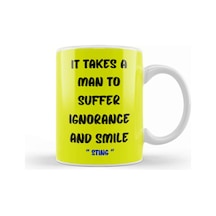 Smile Emoji Quotes Funny Happy Face Love Sarcastic Gift Kupa Bardak Porselen No14007 Karışık
