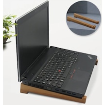 Bk Gift Taşınabilir Ahşap Notebook Laptop Standı