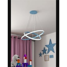 İkili Halka Model Sarkıt Modern Beyaz Işık Ultra Power Led Avizet