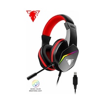 Jedel Gaming Gh-269 7.1 Usb Mikrofonlu Rgb Oyuncu Kulaklığı - Siyah/kırmızı