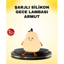 Dekoratif Armut Led Lamba Renk Ayarlı Şarj Edilebilir Sarı