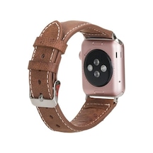 Bouletta Apple Watch Uyumlu Deri Kordon 42-44-45Mm Nm1-As2 Taba