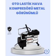 Lvsqvr Dc 12v Metal Hava Kompresörü Araç Lastik Şişirme 35l/dk