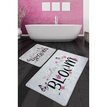 Bloom Banyo Halısı Djt 2 Li Set Çok Renkli